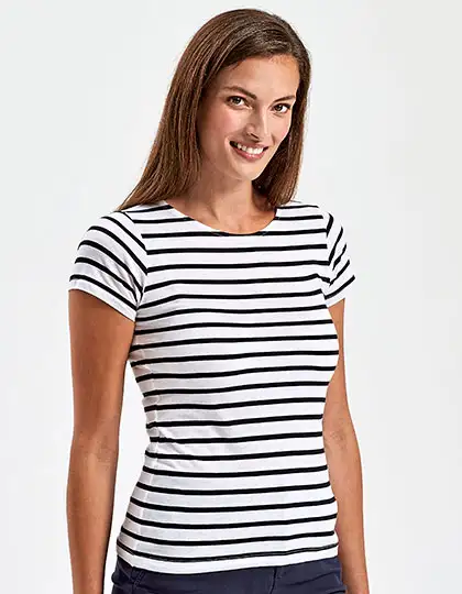 Women´s Marinière Coastal Short Sleeve Tee – Artikelnummer AQ073
