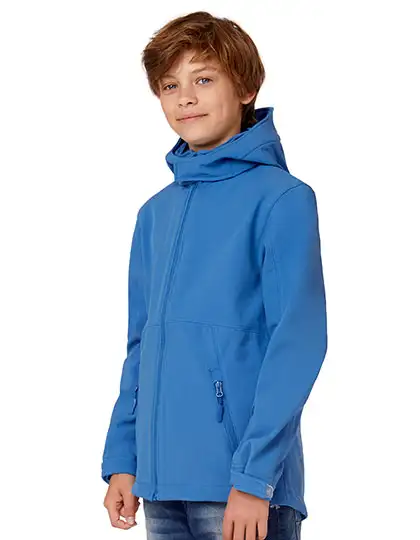 Kids´ Hooded Softshell Jacket – Artikelnummer BCJK969