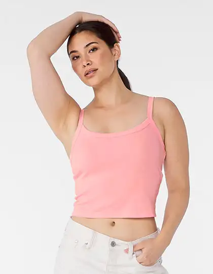 Women´s Micro Rib Spaghetti Strap Tank – Artikelnummer BL1012