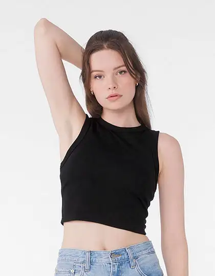 Women´s Micro Rib Muscle Crop Tank – Artikelnummer BL1013