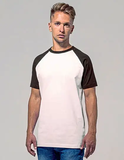 Raglan Contrast Tee – Artikelnummer BY007