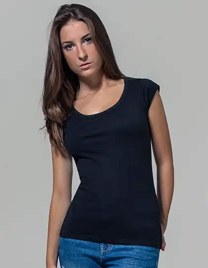 Ladies´ Back Cut Tee – Artikelnummer BY035