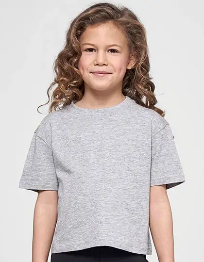 Girls Cropped Jersey Tee – Artikelnummer BY114