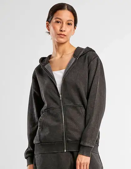 Ladies Vintage Heavy Zip Hoody – Artikelnummer BY299