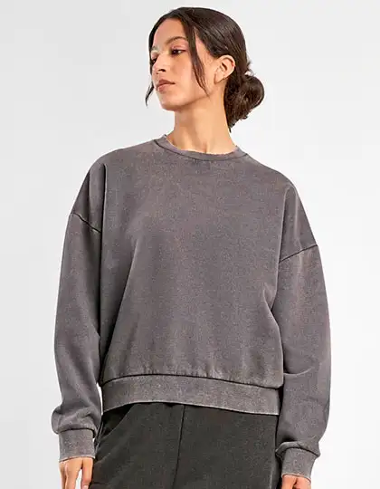 Ladies Vintage Heavy Crewneck – Artikelnummer BY301