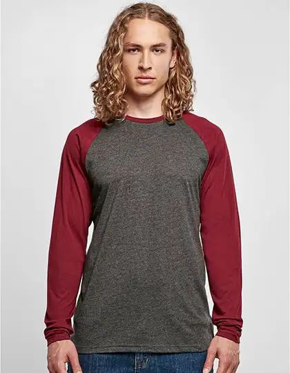 Men´s Contrast Raglan Longsleeve T-Shirt – Artikelnummer BYBB023