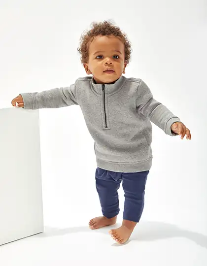 Baby Quarter Zip Sweat – Artikelnummer BZ66