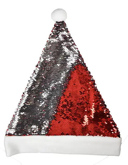 Christmas Hat / Nikolaus Mütze mit Pailletten – Artikelnummer C4007
