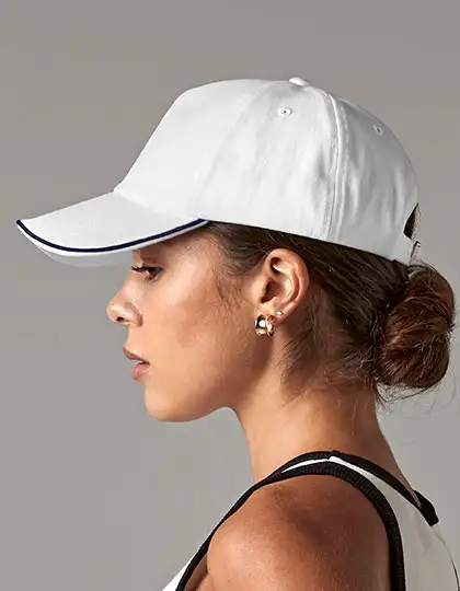 Authentic 5 Panel Cap - Piped Peak – Artikelnummer CB25c
