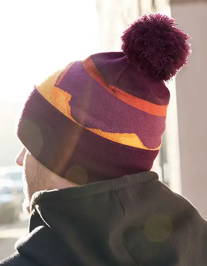 Mountain Peaks Pom Pom Beanie – Artikelnummer CB395R