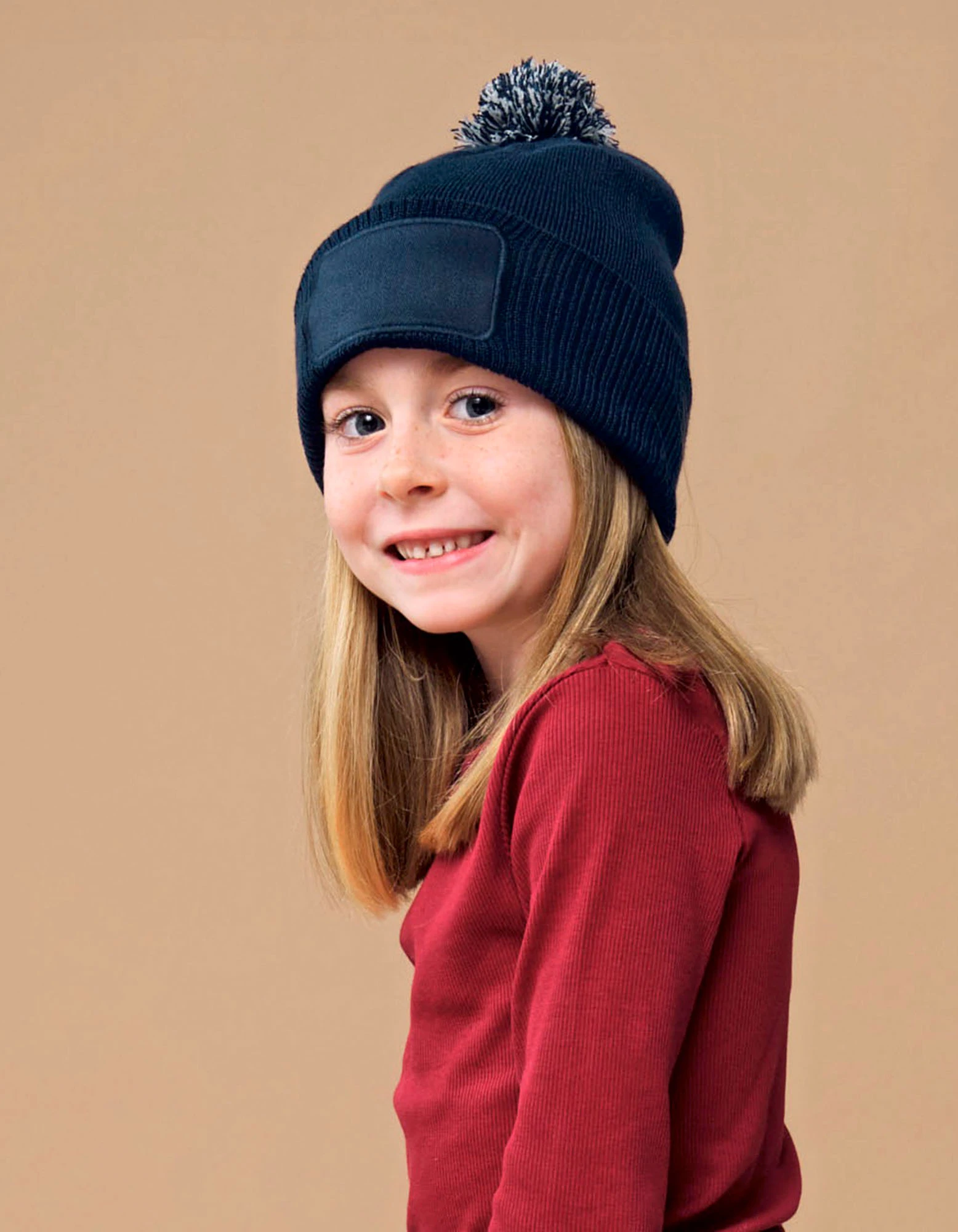 Kids Snowstar Patch Beanie – Artikelnummer CB443B