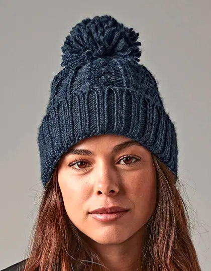 Cable Knit Melange Beanie – Artikelnummer CB480