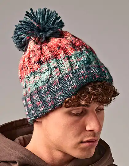 Corkscrew Pom Pom Beanie – Artikelnummer CB486
