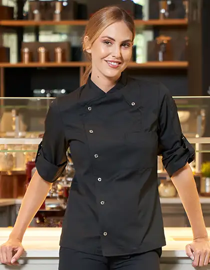 Ladies´ Chef Jacket Turin GreeNature – Artikelnummer CGW03105