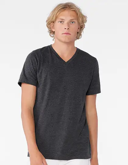 Unisex Heather CVC Short Sleeve V-Neck Tee – Artikelnummer CV3005CVC