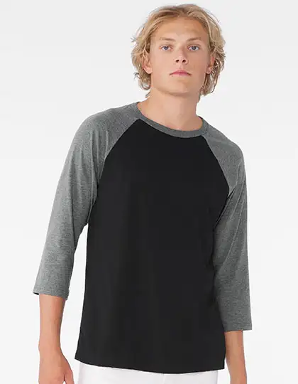 Unisex 3/4 Sleeve Baseball T-Shirt – Artikelnummer CV3200
