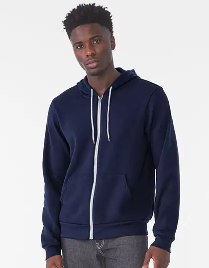Unisex Poly-Cotton Fleece Full-Zip Hoodie – Artikelnummer CV3739