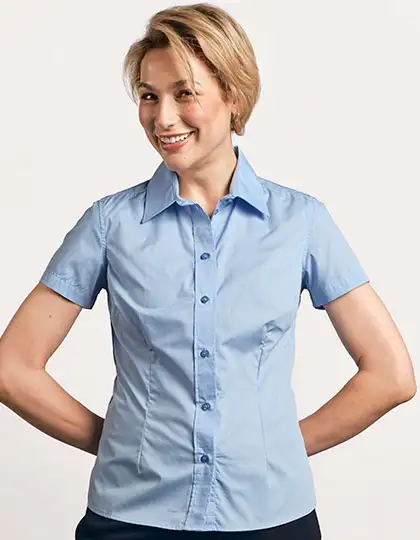 Women´s Poplin Shirt Short Sleeve – Artikelnummer E6305
