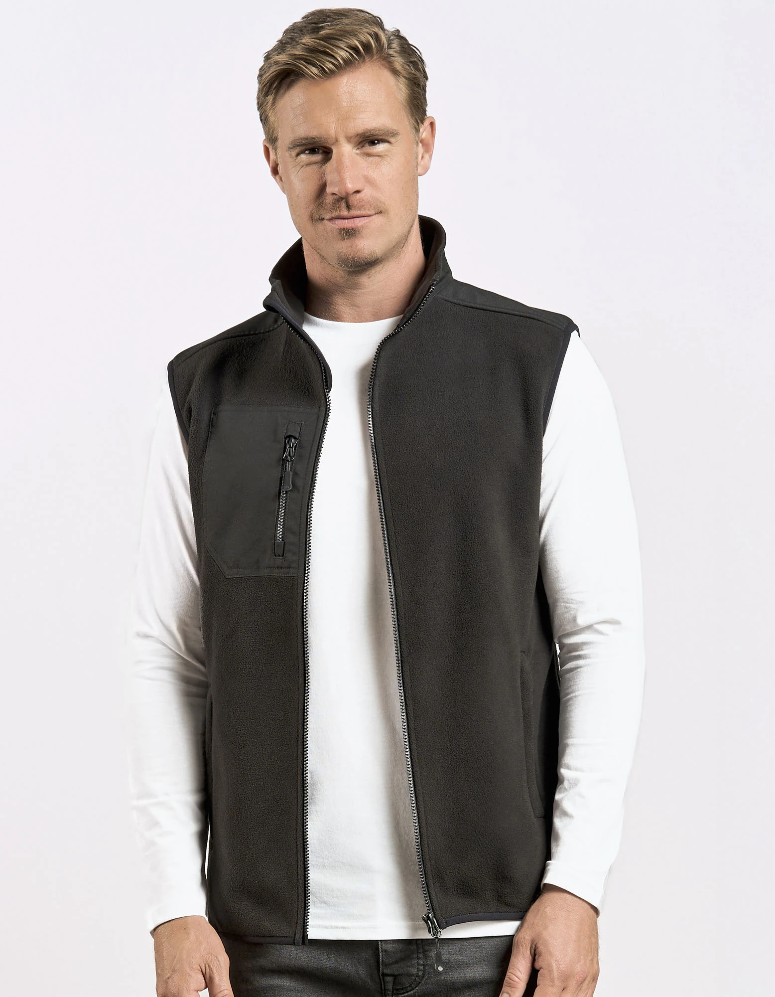 Men´s Canvas Fleece Vest – Artikelnummer E7940N