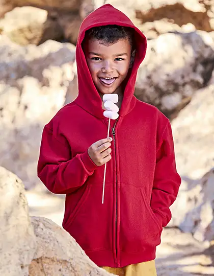 Kids´ Classic Hooded Sweat Jacket – Artikelnummer F401NK