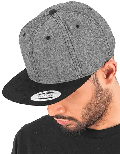 Chambray-Suede Snapback – Artikelnummer FX6089CH