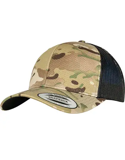 Retro Trucker Multicam Cap – Artikelnummer FX6606MC
