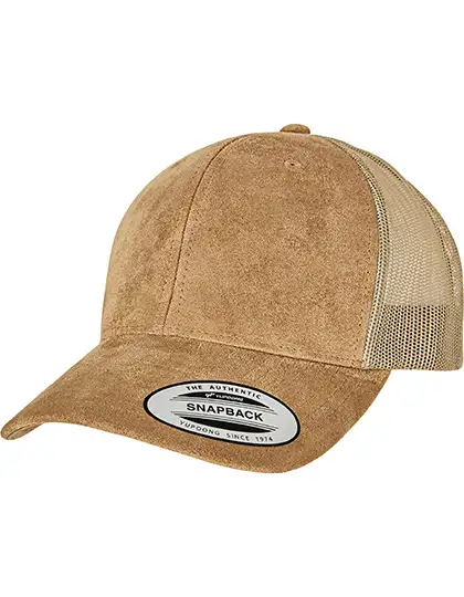 Suede Leather Trucker Cap – Artikelnummer FX6606SU