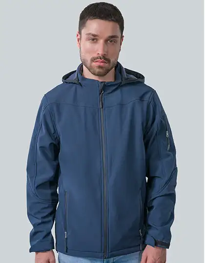 Men´s Hooded Soft-Shell Jacket – Artikelnummer HRM1101