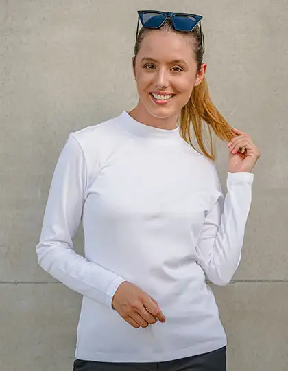Women´s Premium Highneck Longsleeve Tees – Artikelnummer HRM206