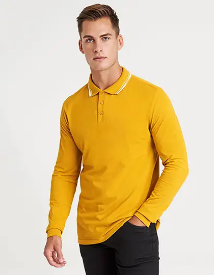 Long Sleeve Tipped 100 Polo – Artikelnummer JP103