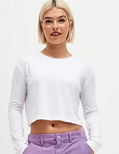 Women´s Long Sleeve Cropped T – Artikelnummer JT016