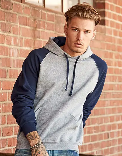 Nublend® Colour-Block Raglan Hooded Sweatshirt – Artikelnummer JZ96CR