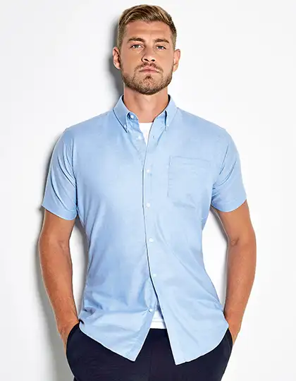 Men´s Slim Fit Workwear Oxford Shirt Short Sleeve – Artikelnummer K183
