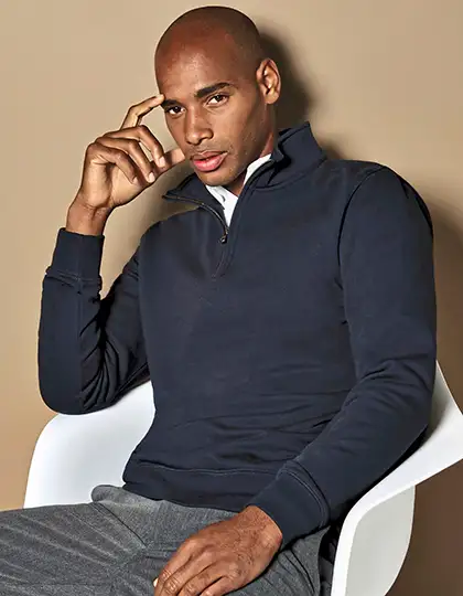 Regular Fit 1/4 Zip Sweatshirt – Artikelnummer K335