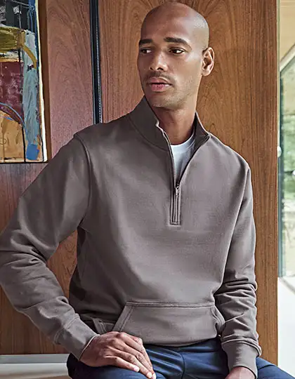 Regular Fit 1/4 Zip Pique Sweatshirt – Artikelnummer K339