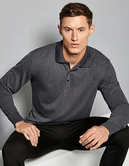 Men´s Classic Fit Long Sleeve Polo Shirt – Artikelnummer K430