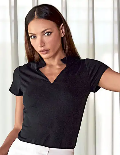 Women`s Regular Fit Mandarin Collar Top – Artikelnummer K770