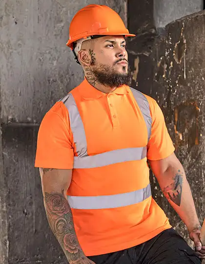 High-End Polycotton Hi-Vis Polo Shirt Cambridge – Artikelnummer KX075