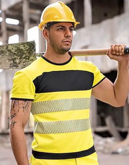 EOS Hi-Vis Workwear T-Shirt With Printing Area – Artikelnummer KX1000