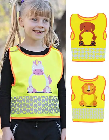 Children's Safety Vest Funtastic Wildlife CO² Neutral – Artikelnummer KX119K