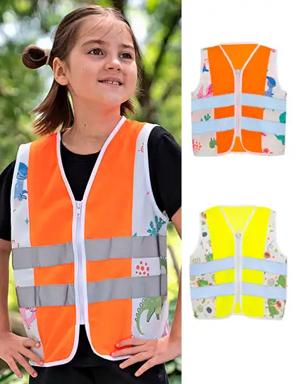 Children´s Safety Vest Action Dinosaurs CO² Neutral – Artikelnummer KX121K