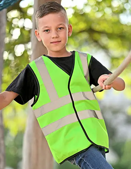 Childrens Safety Vest Esbjerg - 4 Reflective Stripes – Artikelnummer KX127K