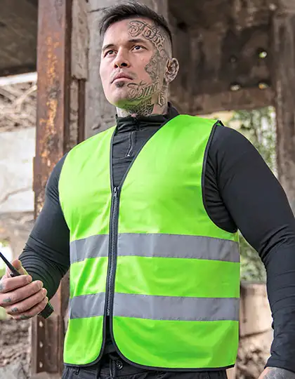 Hi-Vis Safety Vest Cologne With Front Zipper – Artikelnummer KX217