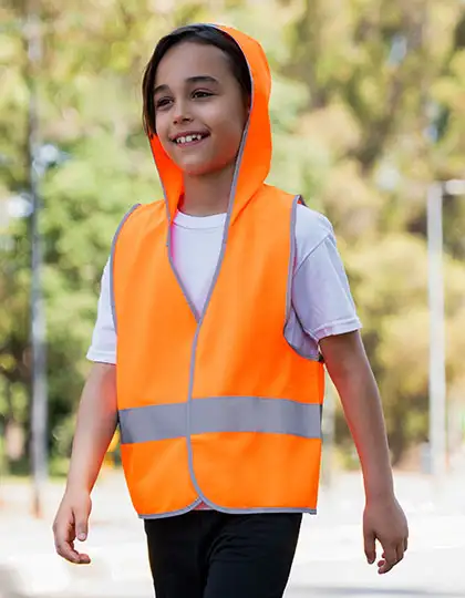 Kids´ Hooded Hi-Vis Safety Vest Odense – Artikelnummer KX504