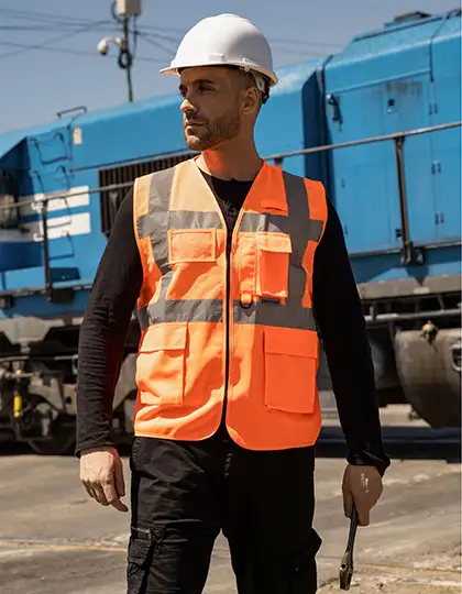 Multifunctional Hi-Vis Mesh-Vest Athens – Artikelnummer KX808
