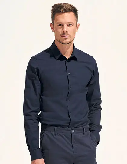 Men´s Long Sleeve Stretch Shirt Blake – Artikelnummer L01426