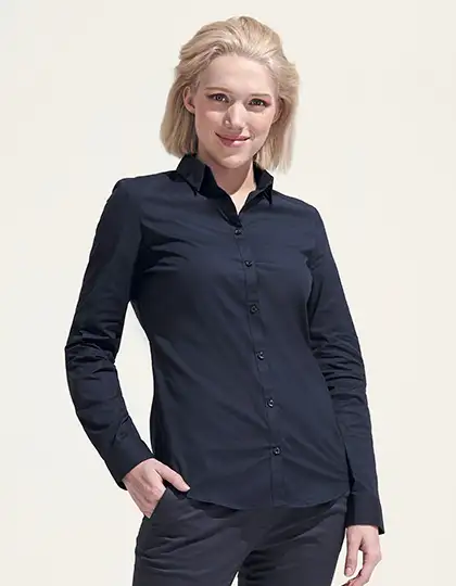 Women´s Long Sleeve Stretch Shirt Blake – Artikelnummer L01427