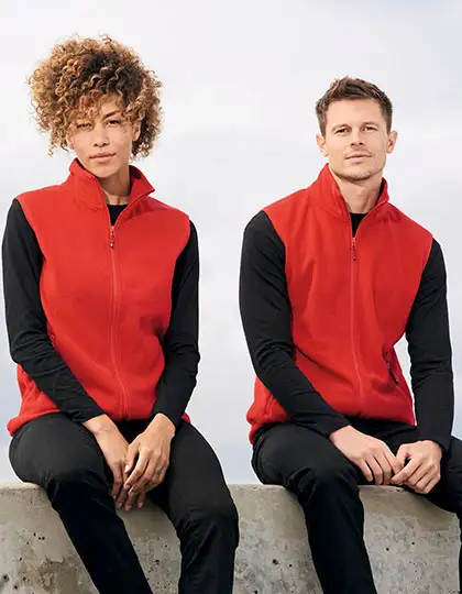 Unisex Factor Zipped Fleece Bodywarmer – Artikelnummer L03822