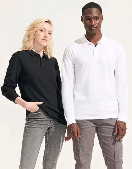 Unisex Long Sleeve Polo Shirt Planet – Artikelnummer L04241