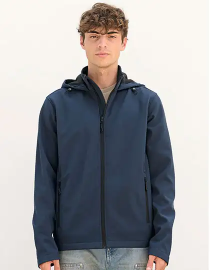 Men´s Race Softshell Hooded Jacket – Artikelnummer L04447
